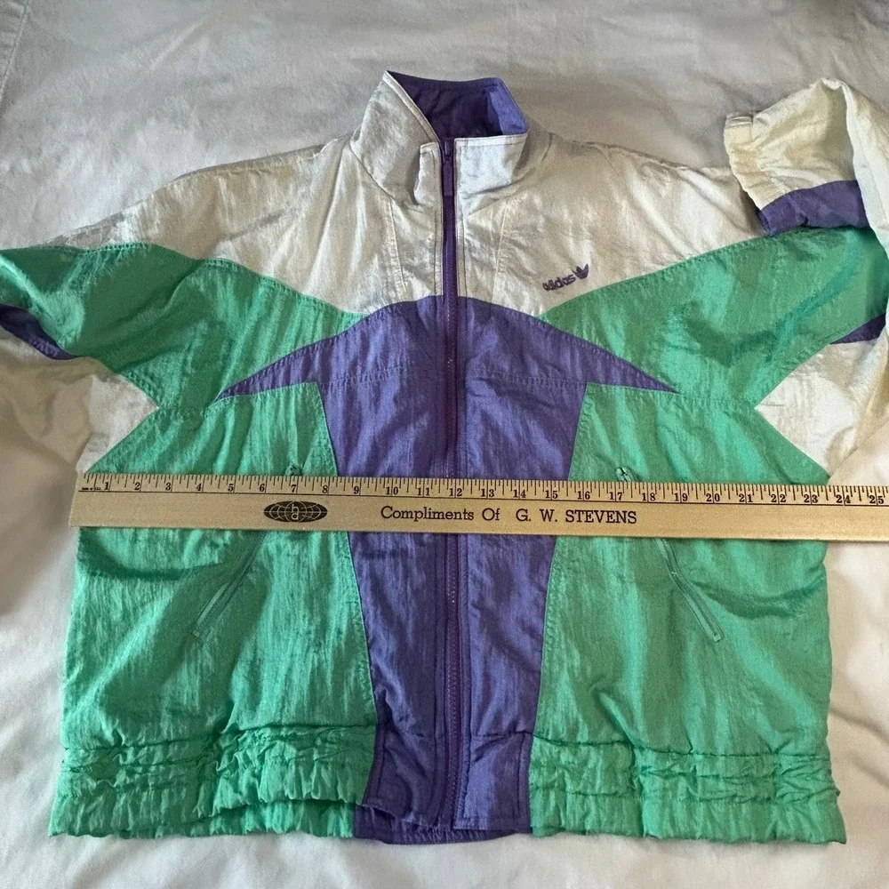 Vintage Adidas Colorblock Track Jacket Full Zip Windbreaker Mens Size M